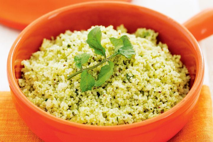 Cooking Vegetarian Watercress and chive couscous