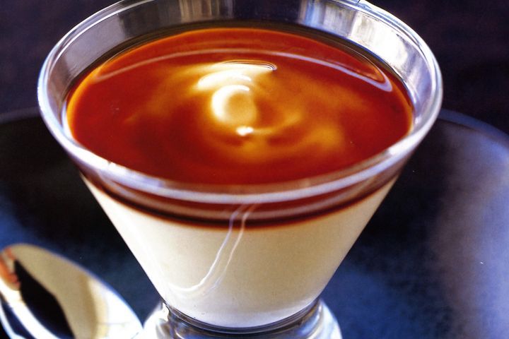 Cooking Vegetarian White chocolate parfait with Kahlua