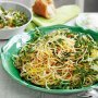 Angel hair pasta with parmesan and rocket