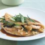 Asian-style prawn omelettes