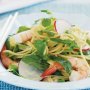 Asian noodle and prawn salad