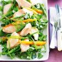 Asparagus, watercress and salmon salad