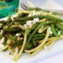 Asparagus and Persian feta salad