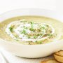 Bacon, thyme and parsnip soup