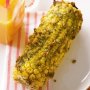 Baked corn with pesto butter