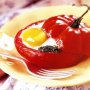 Baked egg in tomato