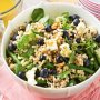 Barley, blueberry and watercress salad