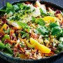 Barley and raw veg power salad