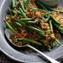 Beans with anchovy crumbs