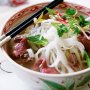 Beef and noodle soup (Pho bo)