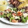Beetroot, blue cheese & maple-roasted walnut salad