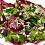 Beetroot and rocket salad with gorgonzola dressing