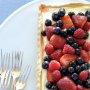 Berry and mascarpone tart