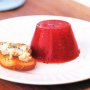 Bloody mary jellies with salmon brandade