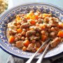 Braised Moroccan chicken with chickpeas