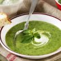 Broccoli, spinach & potato soup