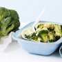 Broccoli and blue cheese gratin
