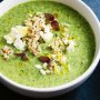 Broccoli & lemon soup with quinoa & feta