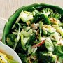 Broccoli with waldorf salad