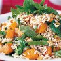 Brown rice, roast pumpkin and seed salad