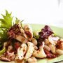 Calamari and cannellini bean salad with tomato-caper dressing