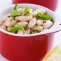 Cannellini beans with basil