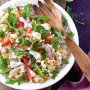 Cauliflower salad with tahini yoghurt dressing