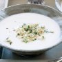 Cauliflower soup with brioche crumbs