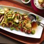 Char siu pork with sweet & sour brussels sprouts