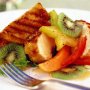 Chargrilled chicken with tropical fruit