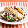 Chargrilled fish with fennel, celery and caper salad