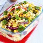 Chargrilled vegetable and chilli pasta salad