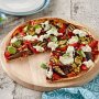 Chargrilled vegetable pizza