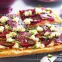 Cheese and beetroot tart