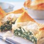 Cheese and spinach pies