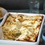 Cheesy vegetable lasagne