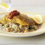 Chermoula fish with pistachio couscous (low-fat)