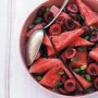 Cherry and watermelon salad