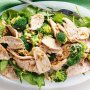 Chicken, broccoli and dukkah salad