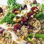 Chicken, broccolini and quinoa salad