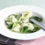 Chicken, porcini and basil tortellini in broth