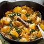 Chicken, potato and spinach curry