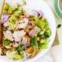 Chicken and avocado Indian-style salad