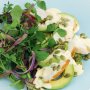 Chicken and avocado salad with chilli & lime aioli