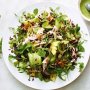 Chicken and black rice salad with coconut dressing