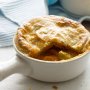 Chicken and broad bean pies