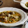 Chicken & herb meatball soup