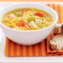 Chicken noodle and vegetable soup