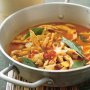 Chicken red curry with bamboo shoots