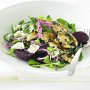 Chicken tenderloins with baby beetroot and ricotta salad